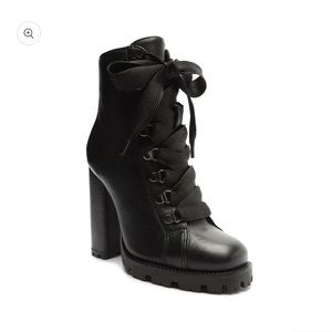 Brand new schutz tie up booties size 7.5 perfect condition. Never worn
